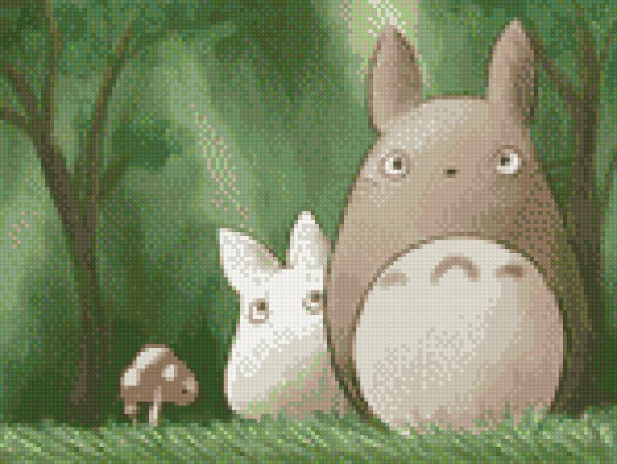 Тоторо - хаяо миядзаки, тоторо, аниме - предпросмотр