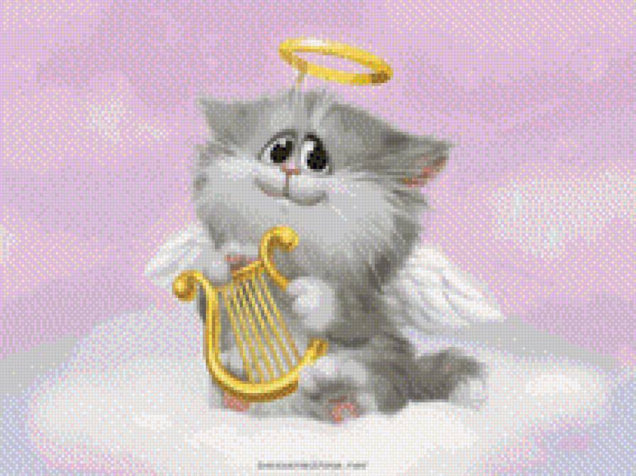 котик ангелок - предпросмотр