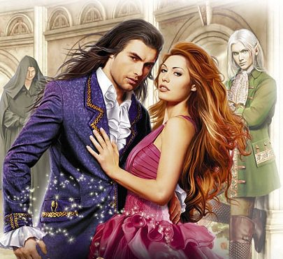 Пара фэнтези - парень, пара, девушка, эльф, любовь, влюбленные, фэнтези - оригинал