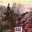 Предпросмотр схемы вышивки «южный городок вечером» (№939246)