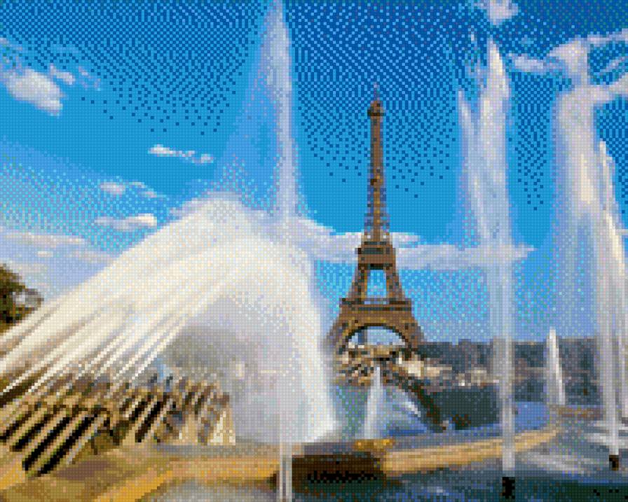 фонтан в париже - предпросмотр