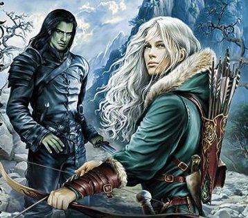 Воинственная леди - любовь, амазонка, воительница, фэнтези, парень, пара, девушка - оригинал