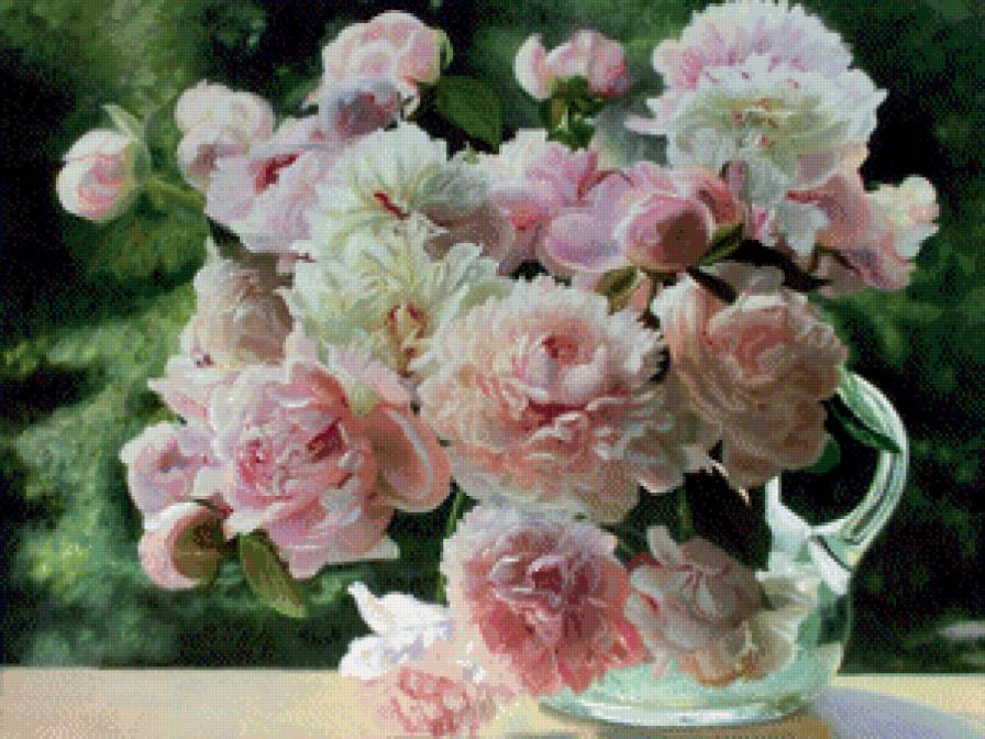 Розовые пионы - цветы, пионы - предпросмотр