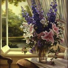 Схема вышивки «букет цветов»