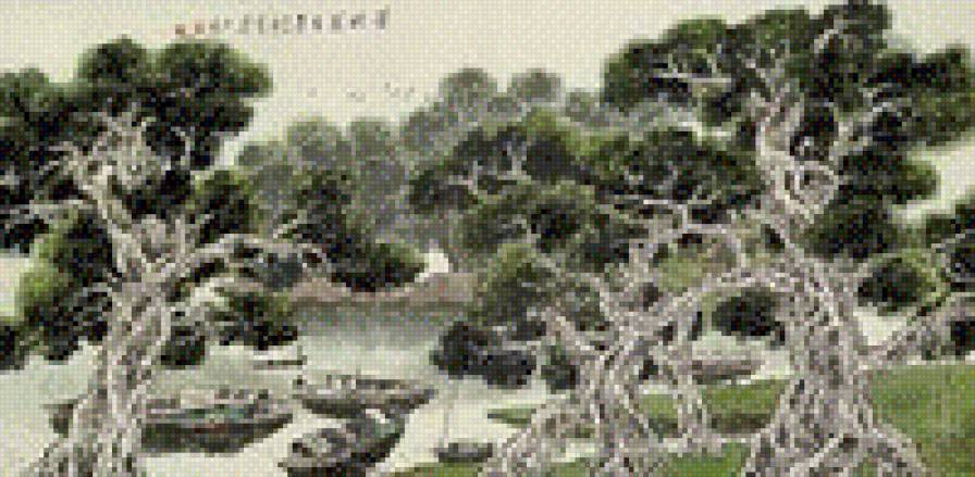 №941041 - живопись, пейзаж, китай - предпросмотр