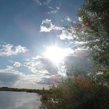 Схема вышивки «Закат»