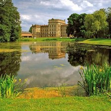 Схема вышивки «пруд»