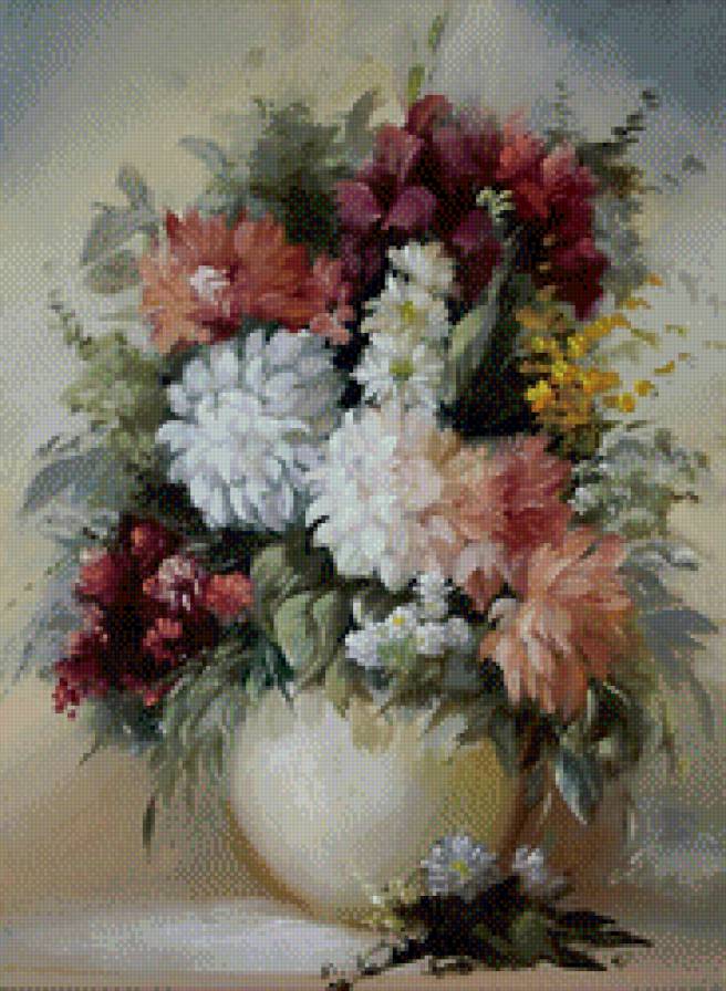 Букет цветов - цветы, букет - предпросмотр