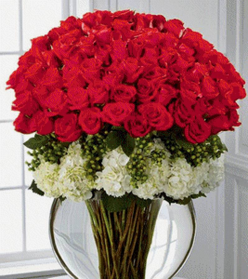 БУКЕТ РОЗ - розы, цветы, букет - предпросмотр