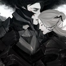 Схема вышивки «Темныи рыцарь»