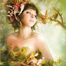 Схема вышивки «Дочь Тритона»