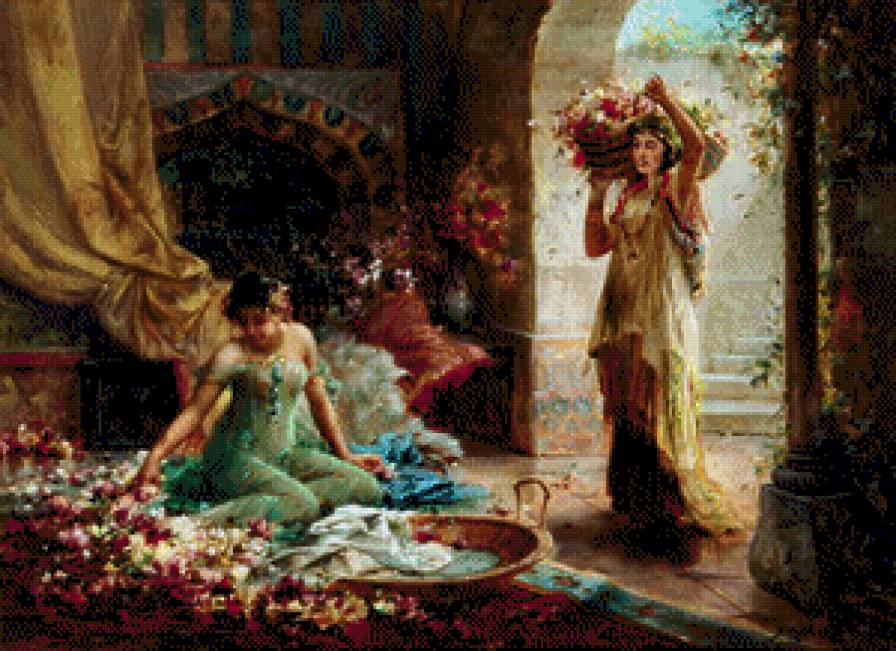 Ханс Зацка 9 - живопись, девушка, картина, фэнтези - предпросмотр