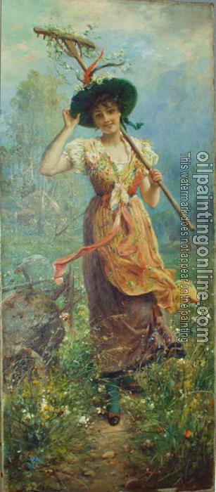 Ханс Зацка 11 - фэнтези, картина, живопись, девушка - оригинал