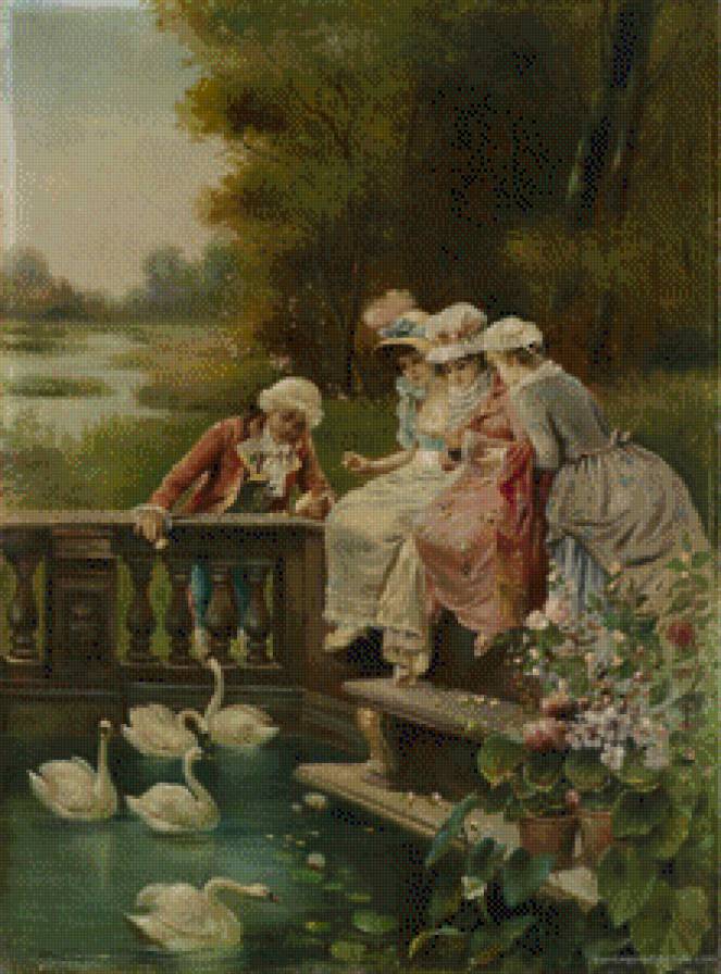 Ханс Зацка 25 - фэнтези, живопись, картина, девушка - предпросмотр