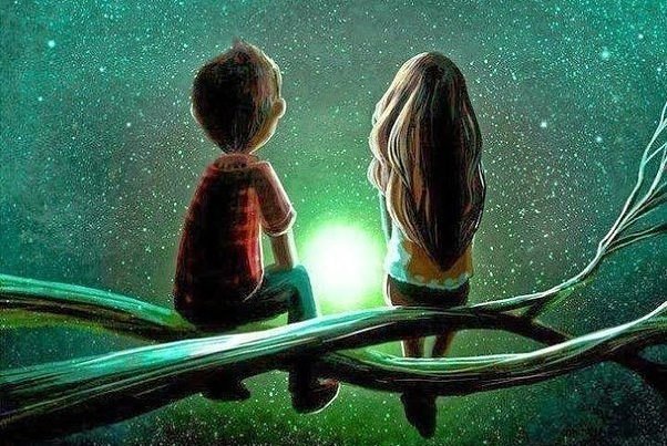 Двое - парень, пара, девушка, девочка, мальчик - оригинал