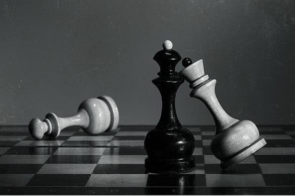 шахматная партия - король, партия, шахматы, ферзь - оригинал