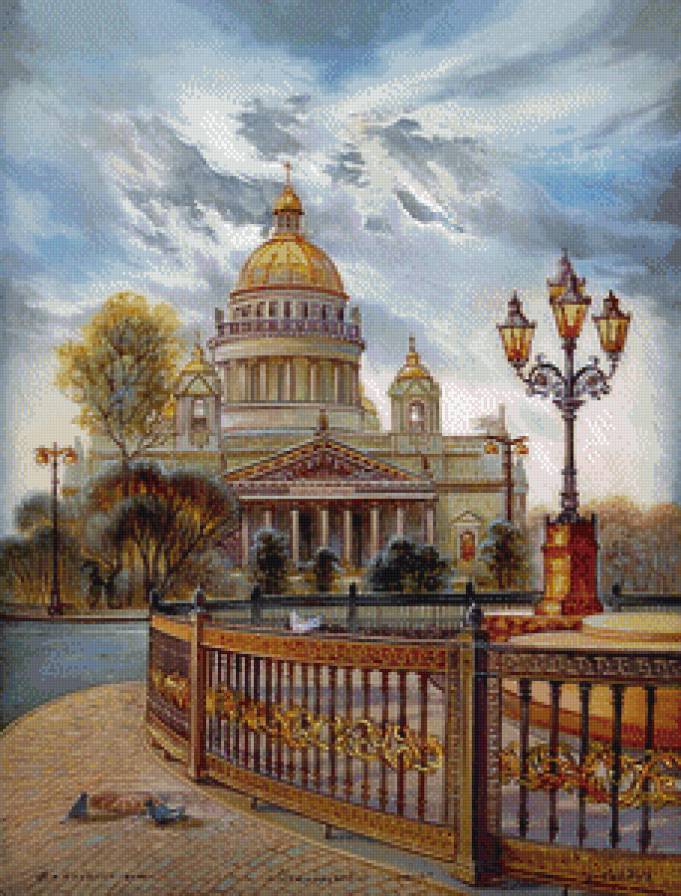 исаакиевский собор - пейзаж, с-петербург, город - предпросмотр