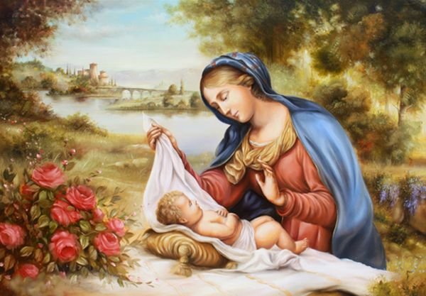 мадонна с младенцем - библия, мадонна - оригинал