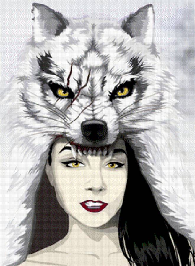 девушка волк - предпросмотр