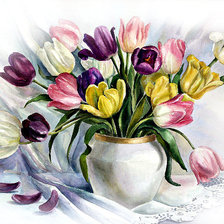 Схема вышивки «Серия "Цветы, букеты"»