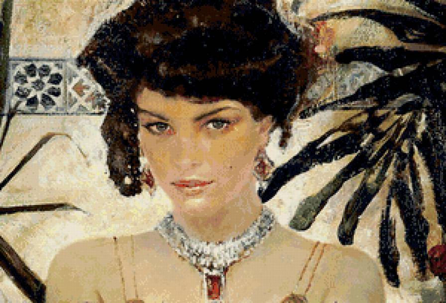 женский образ в шляпе - образ, шляпа, девушка, женщина, портрет, красота - предпросмотр