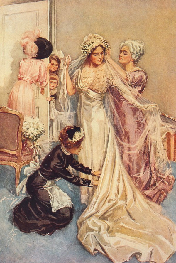 сборы невесты - девушка, невеста, свадьба - оригинал