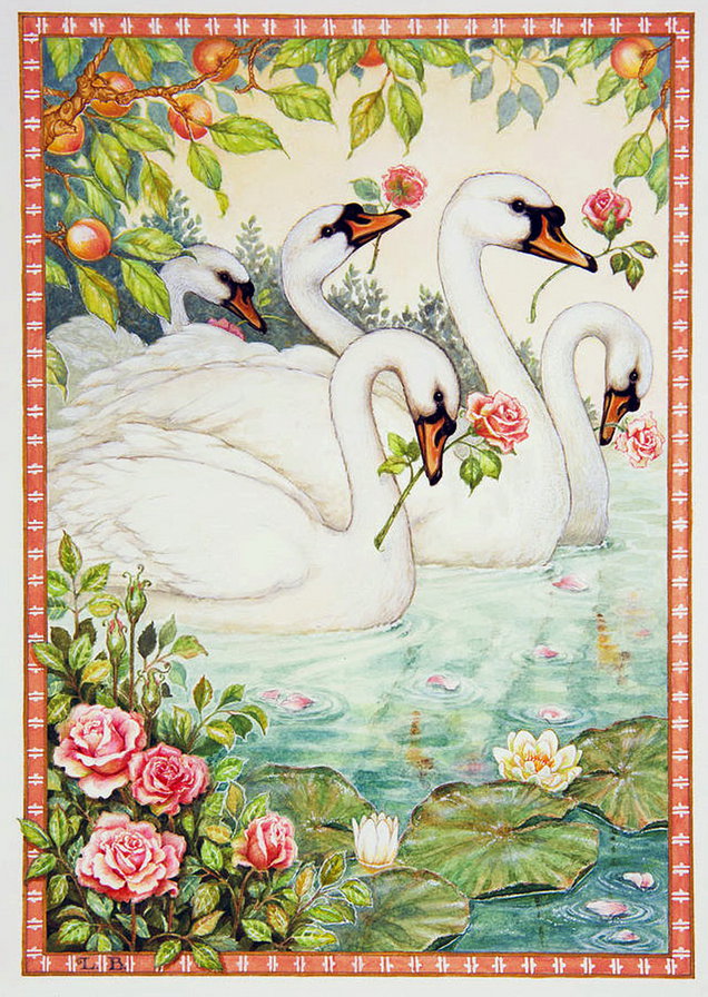 №944273 - лебеди - оригинал