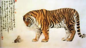 №944485 - живопись, тигр, китай - оригинал