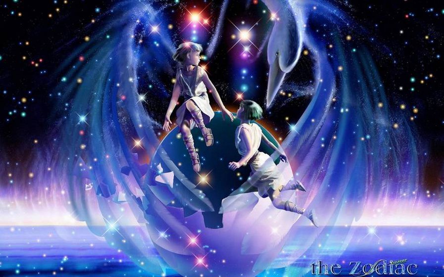 Близнецы - близнецы, гороскоп, зодиак, астрология - оригинал