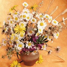 Схема вышивки «букет цветов»