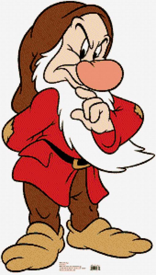 «СЕРИЯ "БЕЛОСНЕЖКА И СЕМЬ ГНОМОВ". Гном Ворчун - гномы, белоснежка, мультфильм - предпросмотр