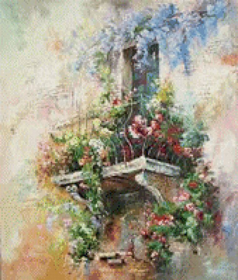 №945180 - балкон, цветы - предпросмотр