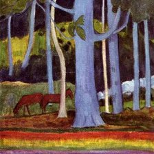 Схема вышивки «Пейзаж на Таити»