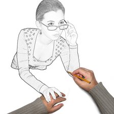 Схема вышивки «я тебя нарисовал»