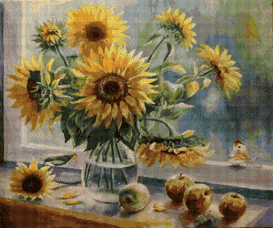 подсолнухи - предпросмотр
