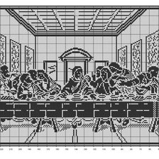 Схема вышивки «Ultima cena de Jesus»