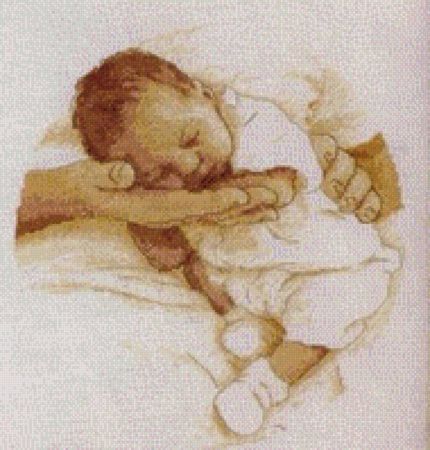 малыш на руках - предпросмотр