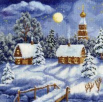 Схема вышивки «рождество»