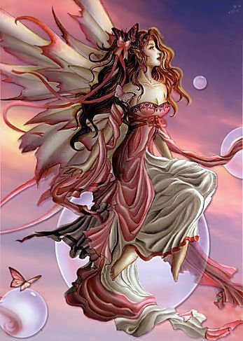 Эльф на шаре - эльф, девушка, фэнтези - оригинал