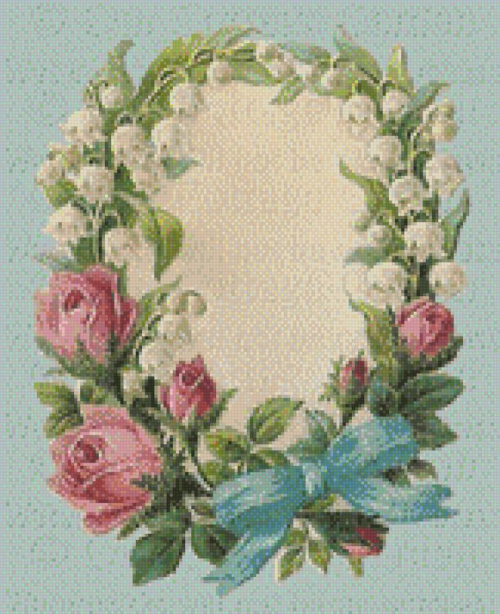 roseta de flores - flores - предпросмотр