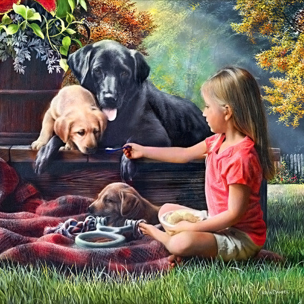 Картины художников - люди, картина - оригинал