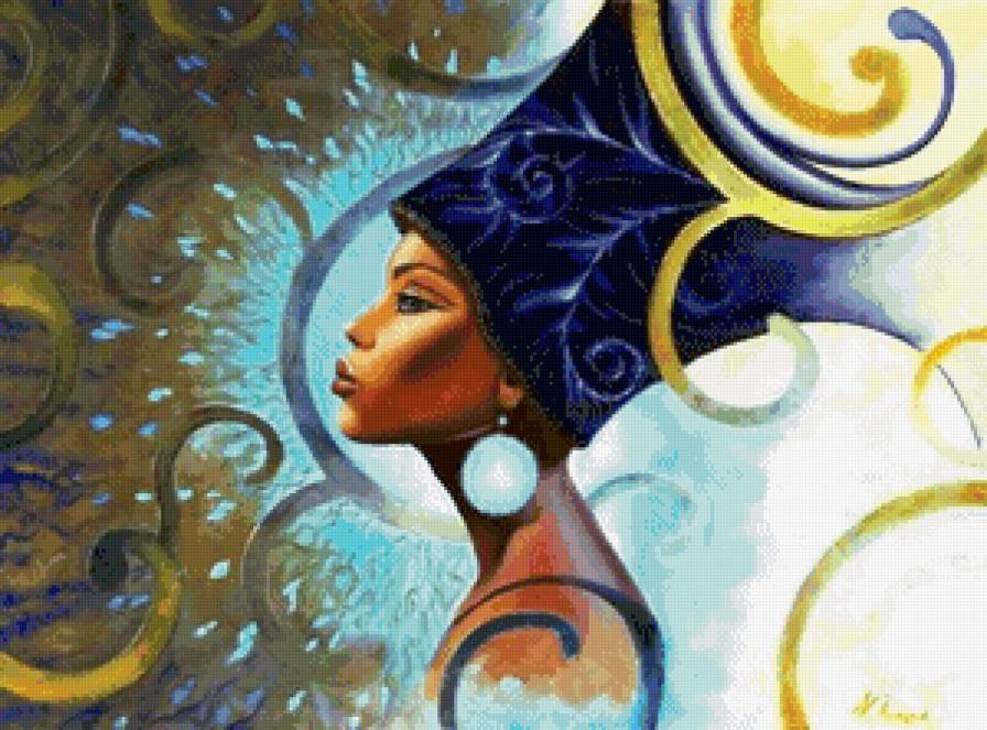 нифертити - профиль, царица, женщина, египет, красавица, нифертити - предпросмотр