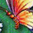 Предпросмотр схемы вышивки «панно с бабочками и цветами» (№950893)