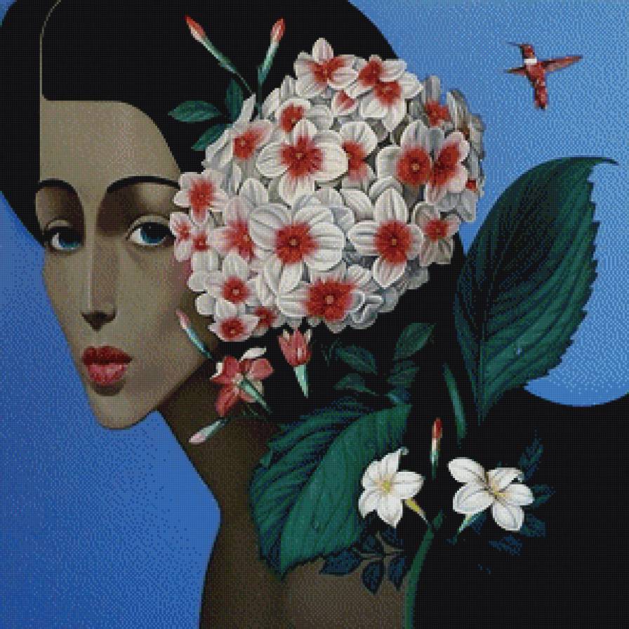 портрет девушки - девушка, романтика, портрет - предпросмотр