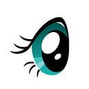 Глаз Флаттершай .( вышивка для игрушки ) - оригинал