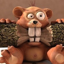 Схема вышивки «Бобры-добры»