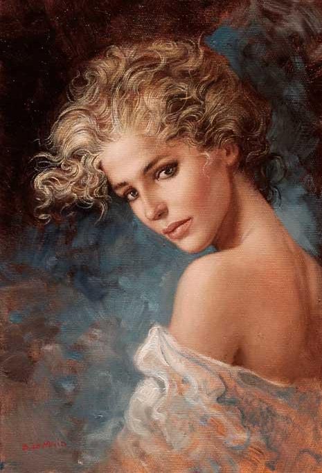 портрет - девушка, портрет, романтика - оригинал