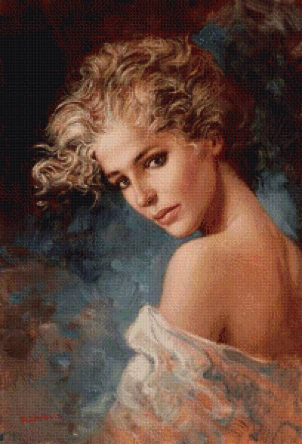 портрет - романтика, девушка, портрет - предпросмотр