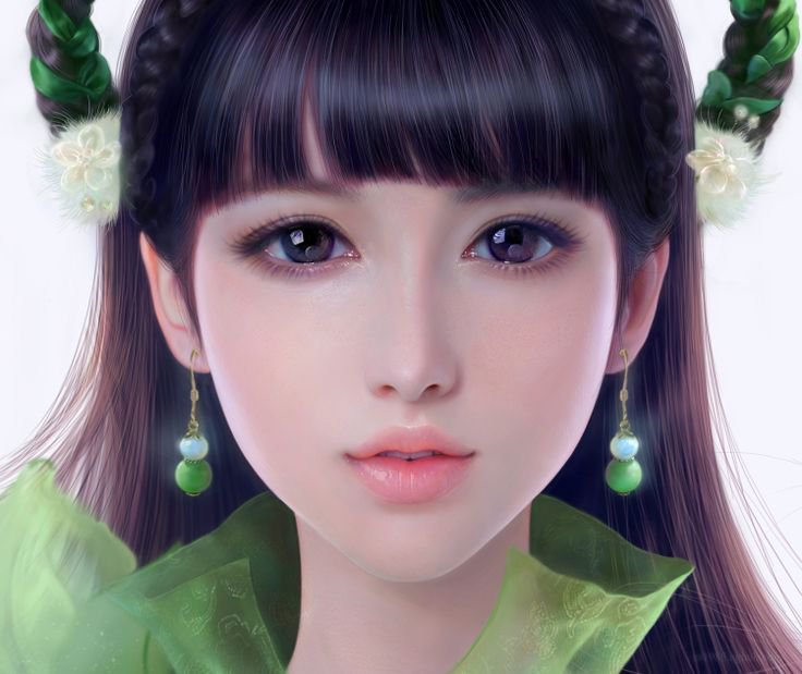 Юность - глаза, девушка, фэнтези, взгляд, аниме, япония - оригинал