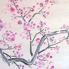 Схема вышивки «Цветной мазок»